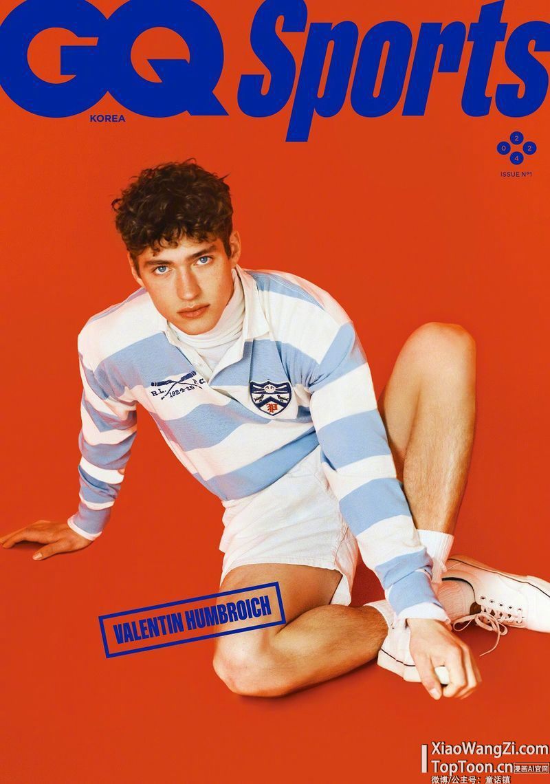 爱穿白袜的德国超生代男模Valentin Humbroich * GQ Korea Sports 春季刊！